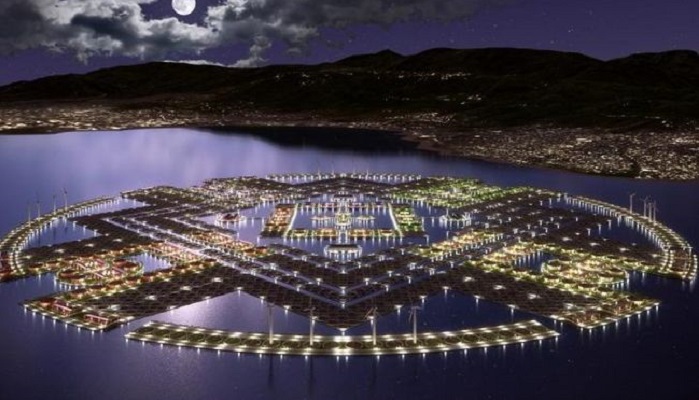 К 2020 году планируют возвести первый в мире плавучий город