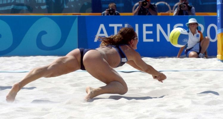 Beach Vibe Chronicles: Alluring Images from Women's Beach Volleyball